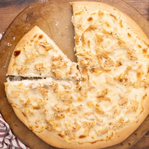 Chicken Alfredo Pizza