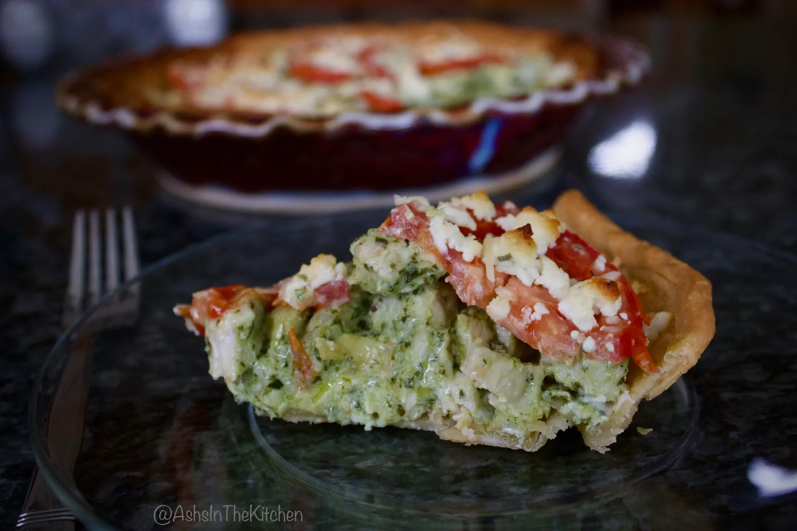 Pesto Garlic Butter Pie
